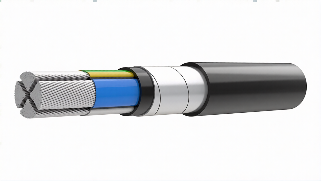 Силовой кабель бронированный Альянс-Кабель АВБШвнг(А)-LS 4х120 мс-1